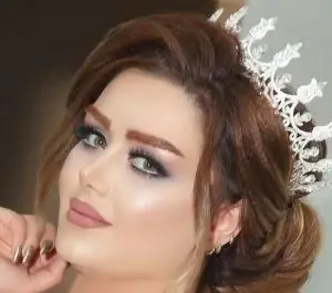 عکس عروس صورت گرد