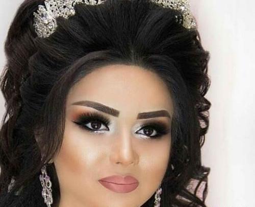 عکس عروس صورت گرد