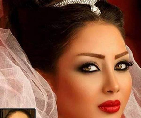 عکس عروس صورت گرد