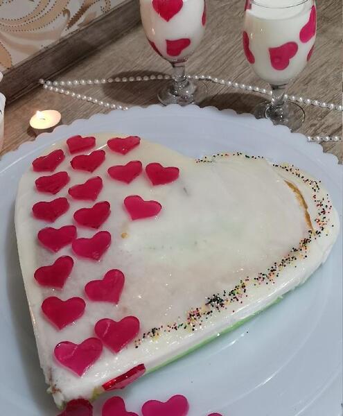 عکس کیک ژله بستنی
