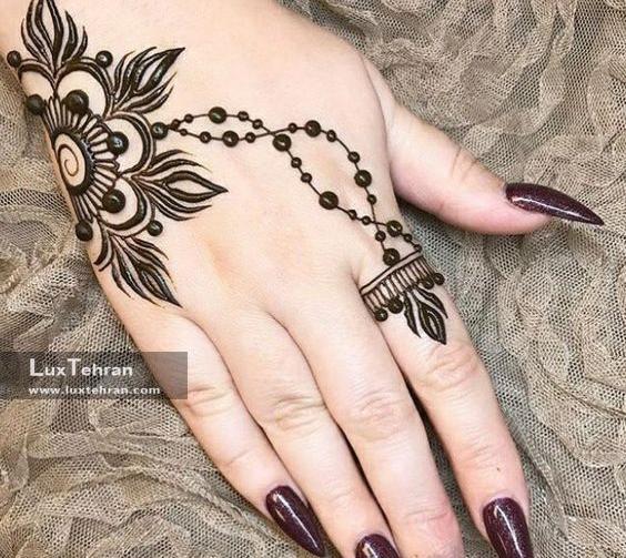 عکس تاتو طرح پابند