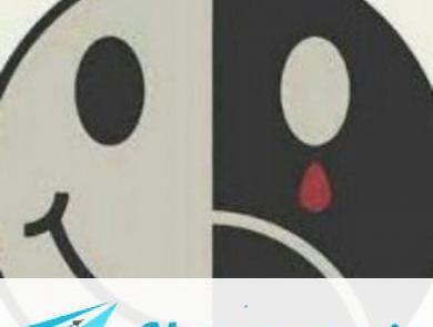 عکس خنده و گریه باهم