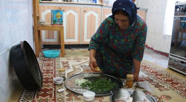 عکس غذا پلو ماهی