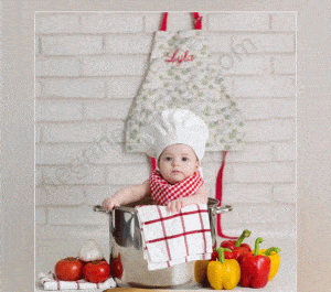 عکس ایده عکس اشپزی نوزاد