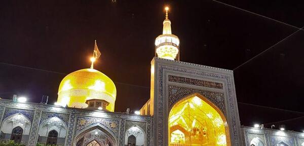 عکس جالب حرم امام رضا