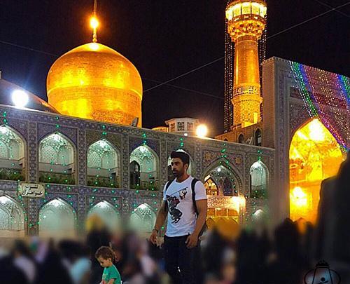 عکس جالب حرم امام رضا