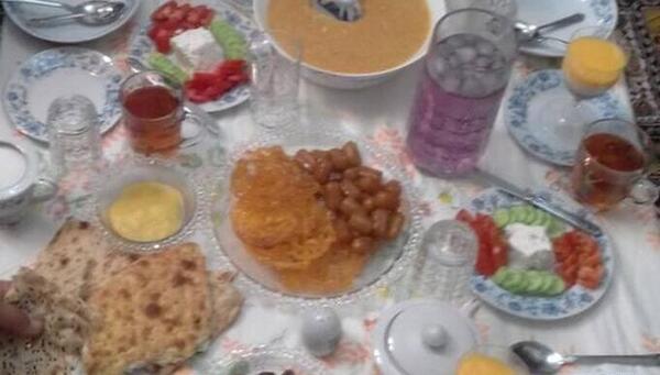 عکس غذا افطاری