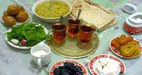 عکس غذا افطاری
