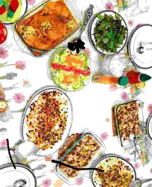 عکس غذا افطاری