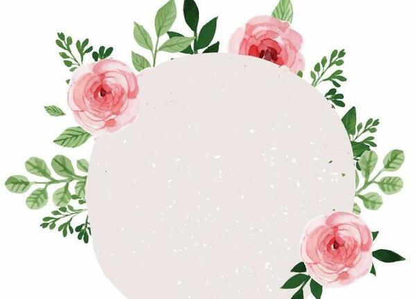 عکس ساده گلدار برای نوشتن متن