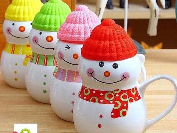 عکس لیوان ادم برفی