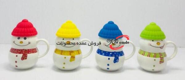عکس لیوان ادم برفی