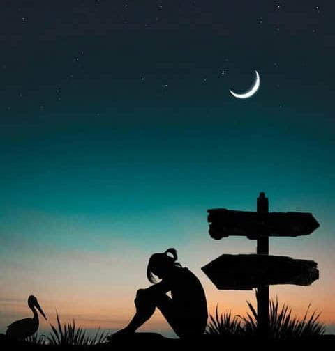 عکس ماه غمگین