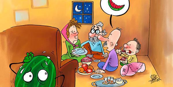 عکس جالب شب یلدا