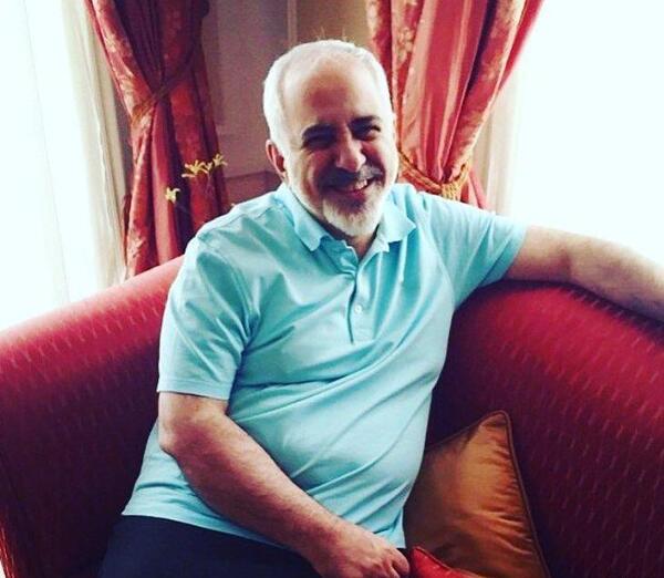 عکس جواد ظریف و همسرش