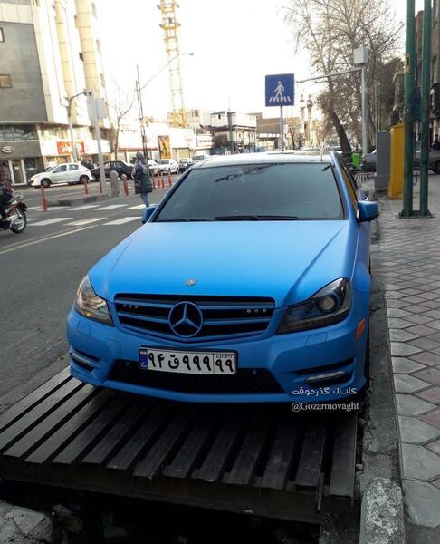 عکس ماشین بنز در ایران