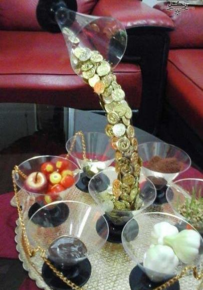 عکس سفره هفت سین فنجان معلق