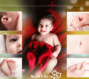 ایده عکس نوزاد دختر در منزل