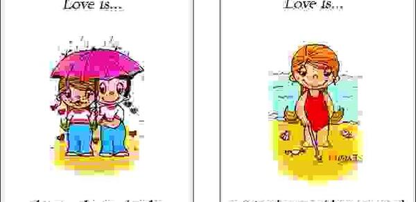 عکس آدامس love is