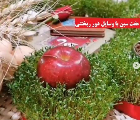 عکس سبزه عید با وسایل دور ریختنی