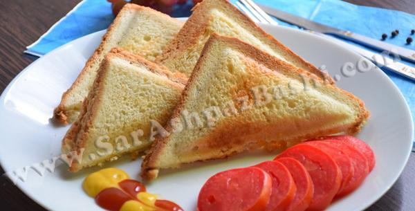 عکس ایده صبحانه با نان تست
