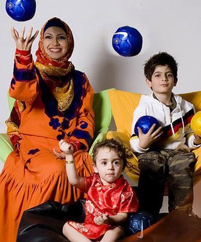 عکس خانوادگی علی صادقی