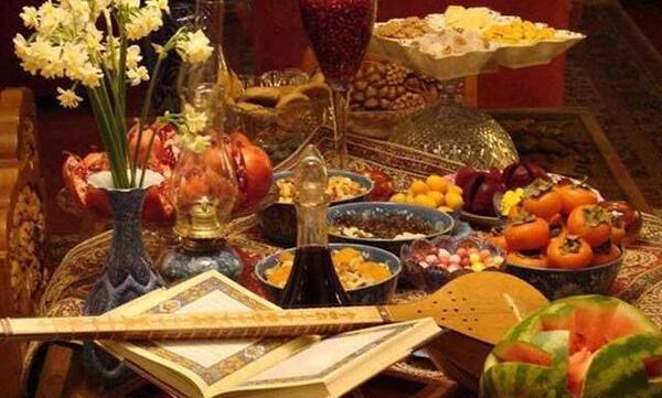 عکس ایده برای چیدن میز شب یلدا