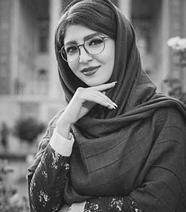 عکس صورت سیاه سفید