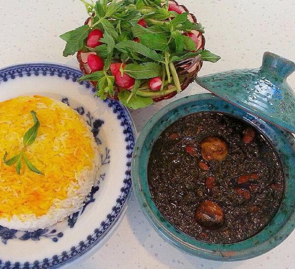 عکس فیک قورمه سبزی