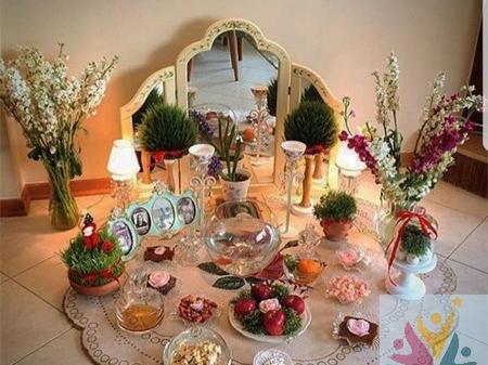 عکس ایده برای سفره هفت سین سال 1403