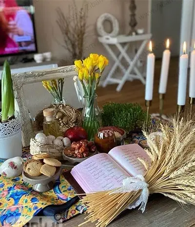 عکس ایده برای سفره هفت سین سال 1403