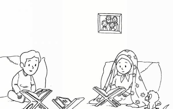 عکس قران نقاشی