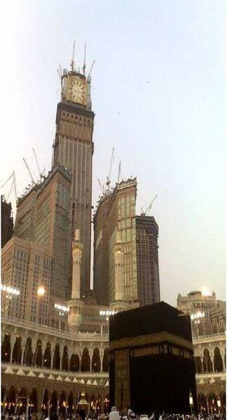 عکس کعبه و برج شیطان