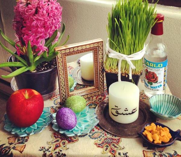 عکس از سفره ی هفت سین کارتونی