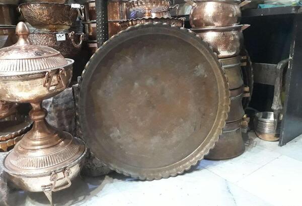 عکس از ظروف مسی