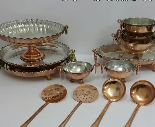 عکس از ظروف مسی