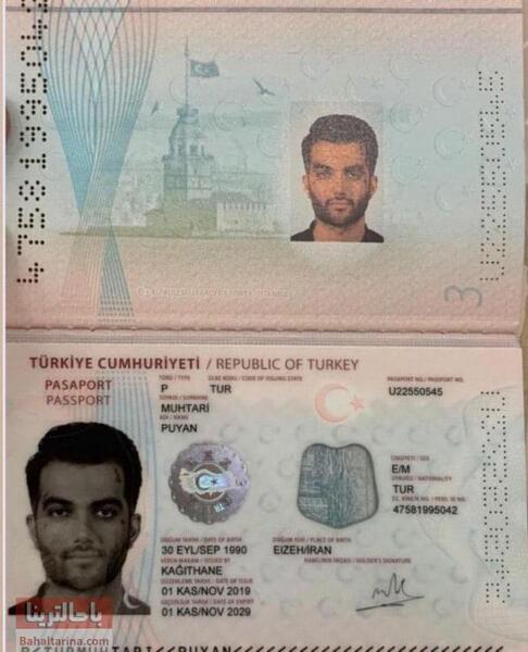 عکس پاسپورت نیلی افشار