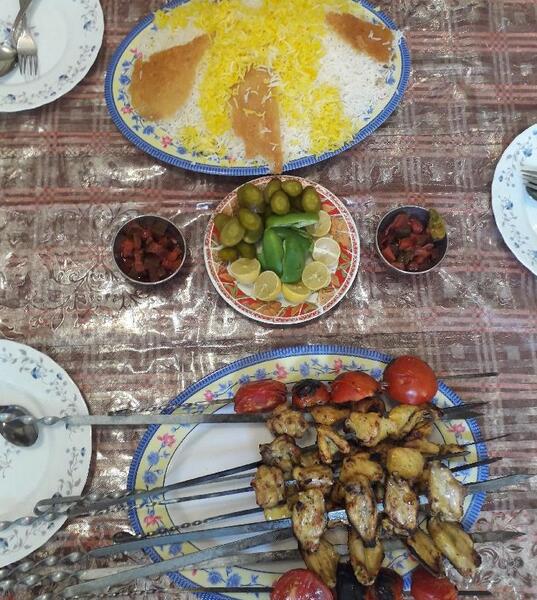 عکس غذا جوجه کباب
