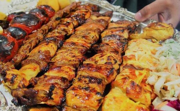 عکس غذا جوجه کباب