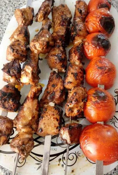 عکس غذا جوجه کباب