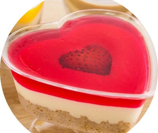 عکس ژله قلبی قرمز