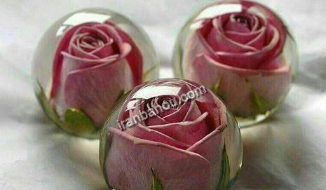 عکس ژله گل محمدی