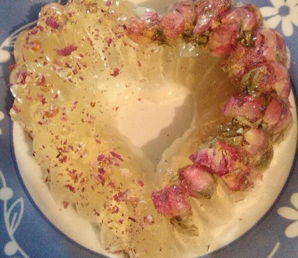 عکس ژله گل محمدی