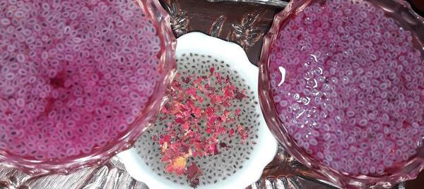 عکس ژله گل محمدی