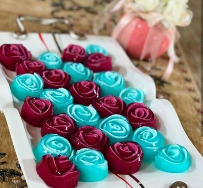 عکس ژله گل محمدی