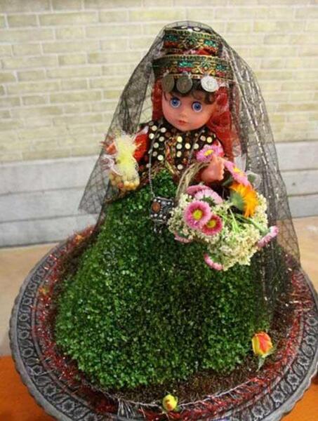 عکس سبزه عید عروس