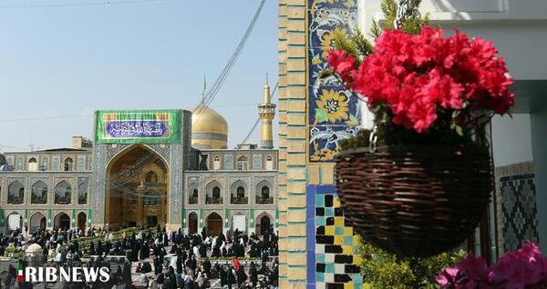 عکس حرم امام رضا در عید نوروز