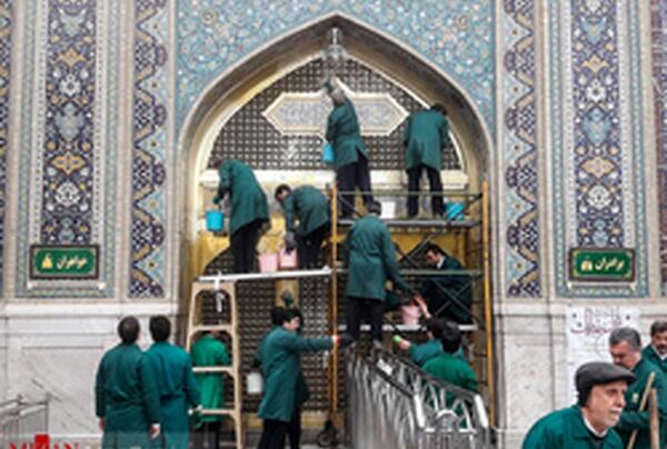 عکس حرم امام رضا در عید نوروز