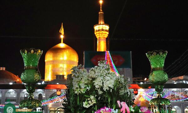 عکس حرم امام رضا در عید نوروز