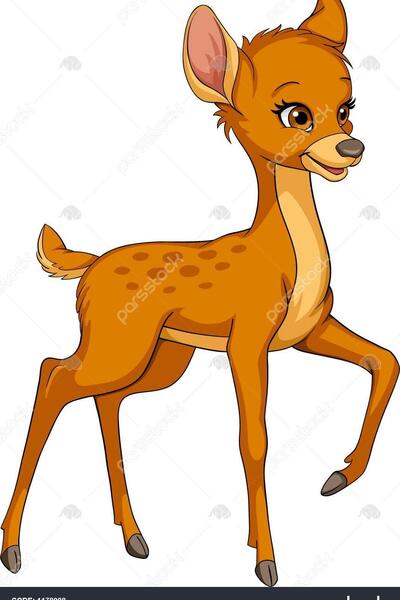 عکس آهوی کارتونی